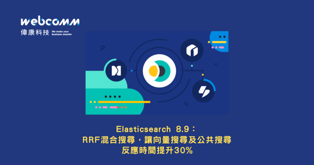 Elasticsearch 8.9：RRF混合搜尋，讓向量搜尋及公共搜尋反應時間提升30% -1200